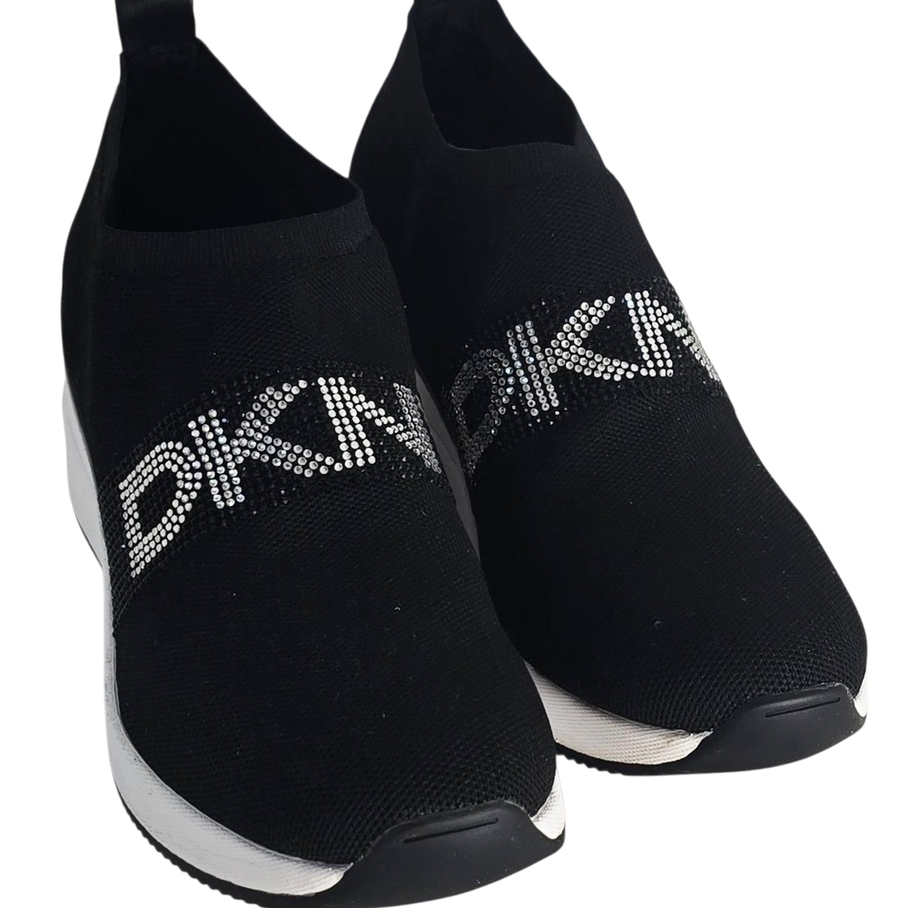 DKNY Black Women's Slip-On Sneakers - Picture 2 of 7